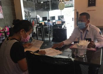 ក្រុមការងារមន្ទីរទេសចរណ៍ខេត្តព្រះសីហនុ បានចុះតាមមូលដ្ឋានអាជីវកម្ម ផ្ទះសំណាក់ សណ្ឋារគារ